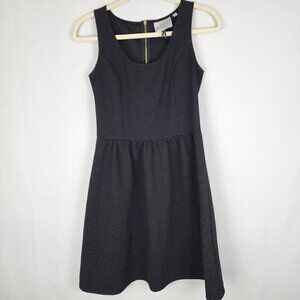 Anthropologie HD in Paris Black and Silver Dress XS